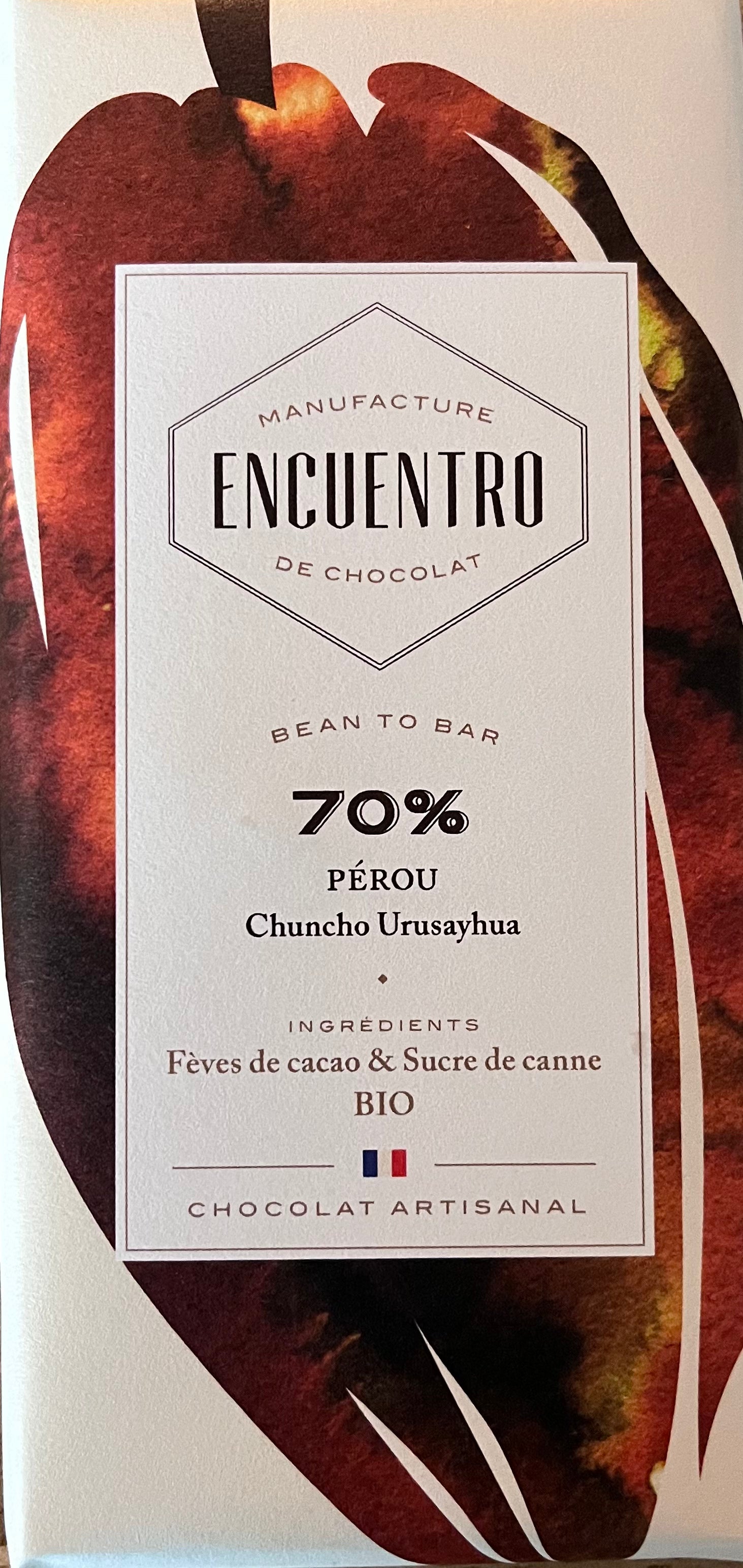 Chocolat Encuentro Pérou Chuncho Urusayhua BIO